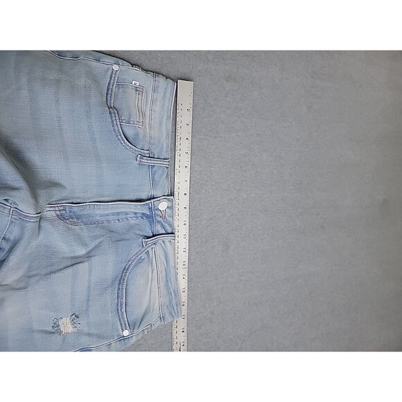 Judy Blue Jeans Womens 14W 33x27 Jeans Boyfriend Distressed Mid Rise Stretch - Picture 7 of 16